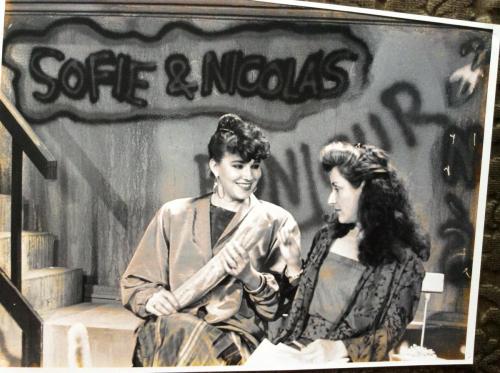Cerclen nostalgiailta Ylessä 26.10.2016 - Sini Sovijärvi ja Francoise Mannerkorpi Entrée libre -ranskankurssi Yle 1986
